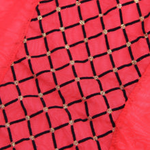 Load image into Gallery viewer, Flocked Halter Bodysuit Red (8-10) M