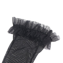 Load image into Gallery viewer, Flocked Halter Bodysuit Black (8-10) M