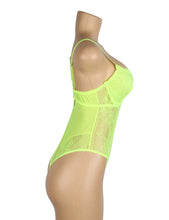 Load image into Gallery viewer, Lace Push Bodysuit Green (12-14) Xl