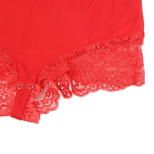 Load image into Gallery viewer, Red Modal And Lace Bodysuit (8-10) M