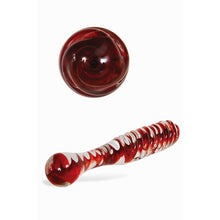 Load image into Gallery viewer, Adam & Eve Sweetheart Swirl Glass Dildo
