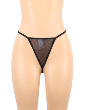 Load image into Gallery viewer, Black Fitted Babydoll Mesh/ Lace (12-14) L/ Xl