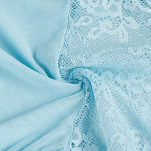 Load image into Gallery viewer, Lace Bodysuit Cyan Suspender Bows (12-14) Xl