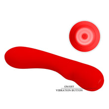 Load image into Gallery viewer, Matt Rechargeable Stimulation Vibe Red