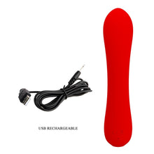 Load image into Gallery viewer, Matt Rechargeable Stimulation Vibe Red