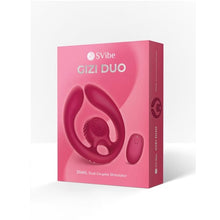Load image into Gallery viewer, Snail Gizi Duo Couples Stimulator Burgundy