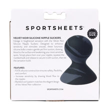 Load image into Gallery viewer, Velvet Noir Silicone Nipple Suckers