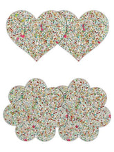 Load image into Gallery viewer, Pretty Pasties Heartr And Flower Glow 2 Pair