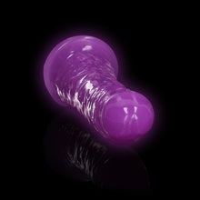 Load image into Gallery viewer, Realrock 6" Slim Glow In The Dark Neon Purple