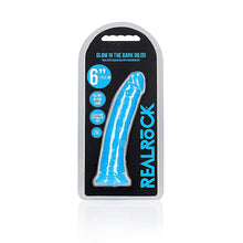 Load image into Gallery viewer, Realrock 6" Slim Glow In The Dark Neon Blue