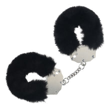 Load image into Gallery viewer, Ouch! Heavy Duty Fluffy Cuffs Black