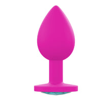 Load image into Gallery viewer, Small Silicone Pink Butt Plug Gem