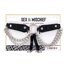 Load image into Gallery viewer, Sex & Mischief Chain Lace Garters