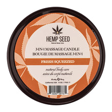 Load image into Gallery viewer, Hemp Seed 3-in-1 Massage Candle Fresh Squeeze