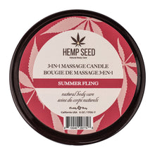 Load image into Gallery viewer, Hemp Seed 3-in-1 Massage Candle Summer Fling