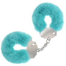 Load image into Gallery viewer, Ouch! Heavy Duty Fluffy Cuffs Blue