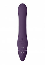 Load image into Gallery viewer, Vive Ai - Dual Vibrating & Air Wave Tickler Vibrating Strapless Strap On - Purple