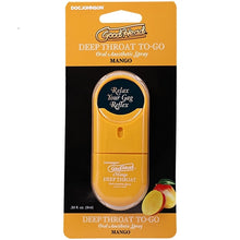 Load image into Gallery viewer, Goodhead - Deep Throat Spray To-go - Mango - .30 Fl. O