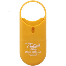 Load image into Gallery viewer, Goodhead - Deep Throat Spray To-go - Mango - .30 Fl. O