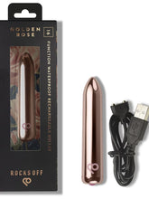 Load image into Gallery viewer, Golden Rose 16 Function Waterproof Rechargeable Bullet