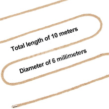 Load image into Gallery viewer, Rebellion Reign Hemp 10m Silky Bondage Rope Rustic