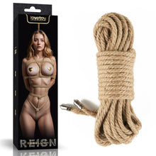 Load image into Gallery viewer, Rebellion Reign Hemp 10m Silky Bondage Rope Rustic