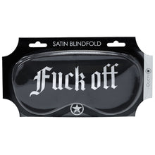 Load image into Gallery viewer, Ouch! Satin Mask Fuck Off