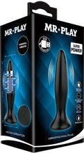 Load image into Gallery viewer, Vibrating Anal Plug Black- Mr Play