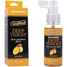 Load image into Gallery viewer, Goodhead Deep Throat Spray Mango