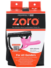Load image into Gallery viewer, Zoro 6.5" Strap-on With Case - Pink