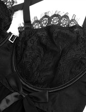 Load image into Gallery viewer, Push Up Babydoll Black Eyelash Lace (8-10)m
