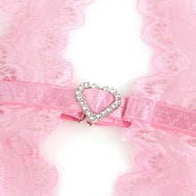 Load image into Gallery viewer, Pink Lace Sexy Garter Set (12-14) 2xl