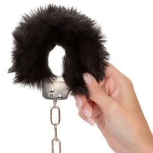 Load image into Gallery viewer, Ultra Fluffy Furry Cuffs Black