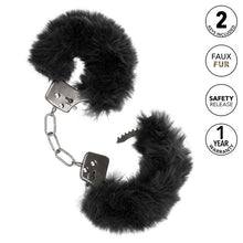 Load image into Gallery viewer, Ultra Fluffy Furry Cuffs Black