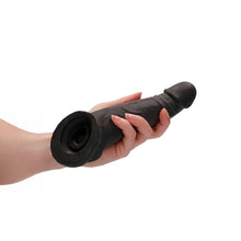 Load image into Gallery viewer, Realrock 8'' Realistic Penis Extender With Rings Black