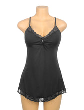 Load image into Gallery viewer, Babydoll Black (8-10) M Lace Trim