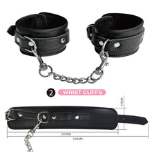 Load image into Gallery viewer, 8-piece Bdsm Kit Black