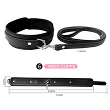 Load image into Gallery viewer, 8-piece Bdsm Kit Black