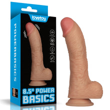 Load image into Gallery viewer, 8.5" Power Basics Rechargeable Vibrating Dong