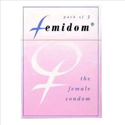 Femidom Female Condom 3pack