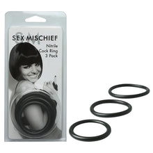 Load image into Gallery viewer, S & M Nitrile Cock Ring Set 3pack