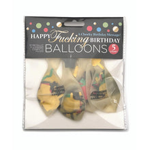 Load image into Gallery viewer, Happy Fucking Birthday Confetti Balloons

