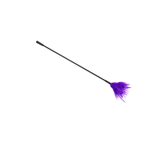 Crop W/ Feather Tickler Purple