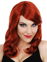 Load image into Gallery viewer, Wig Scarlett With Side Fringe Red
