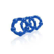Load image into Gallery viewer, Beaded Cock Rings Blue