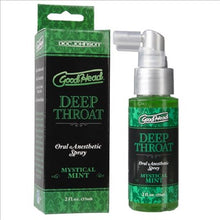 Load image into Gallery viewer, Good Head Deep Throat Spray Mint