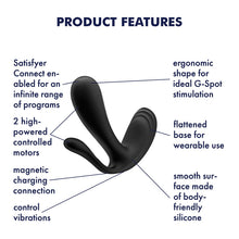 Load image into Gallery viewer, Satisfyer Top Secret+ Black (app)