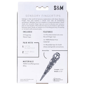 S & M Sensory Fingertips Black