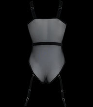Load image into Gallery viewer, Muse Black Mesh Suspender Teddy Med

