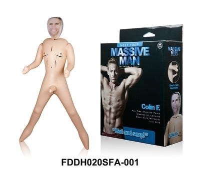 Massive Man Colin F Male Doll Flesh